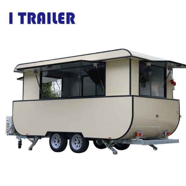 A stall can rent a four-wheeled dining car Mobile barbecue car breakfast car street view car