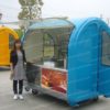 Electric mobile fast food truck scenic fast food sales truck fried barbecue car Kandong cooking seasoning car can be licensed