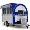 Towing towing gourmet snack cart Outdoor mobile shop school subway mouth breakfast car