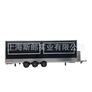 Export large-scale tractor breakfast truck Europe and the United States outdoor kiosk ice cream fried snack truck can be ordered