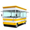 Electric four-wheeled snack car mobile barbecue car mobile night market stall barbecue spicy hot food truck manufacturers direct sales
