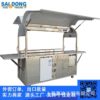 Manufacturers direct sales of stainless steel coffee carts, mobile coffee carts, mobile milk tea carts, trolleys