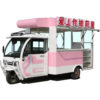 Snack truck manufacturer electric three-wheeled stall car multi-purpose fried iron plate barbecue flow fast food truck