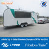 Large stall breakfast car sales truck snack truck barbecue car trailer