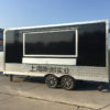 Factory exit with brake mobile food motorhome large outdoor camper van barbecue spicy hot snack car