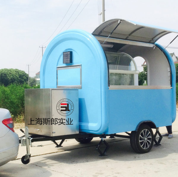 Multi-functional breakfast car Fashion night market barbecue fried and cooked all-in-one car can be ordered wholesale look cute motorhome