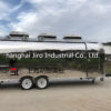 Factory direct export custom stainless steel tractor dining car resort amusement park mobile coffee cart