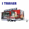 Mobile stall stall snack car multi-purpose four-wheeled fast food truck mobile food truck can be rented