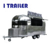 Multi-functional mobile four-wheeled fast food truck barbecue car can be licensed for business on the road