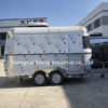 Tractor snack trailer manufacturer export stainless steel motorhome mobile trailer