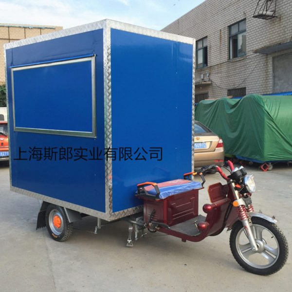 Electric three-wheeled dining car halogen barbecue fried chicken chops Lunch box lunch can be heated and ordered factory direct sales