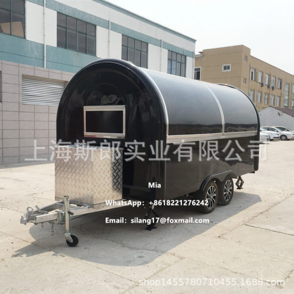 Factory export motorhome mobile store fast food cold drink truck multi-functional food driver grab cake barbecue manufacturer custom