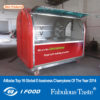 Special promotional trolley snack cart Gourmet motorhome mobile dining breakfast car can be ordered to be licensed