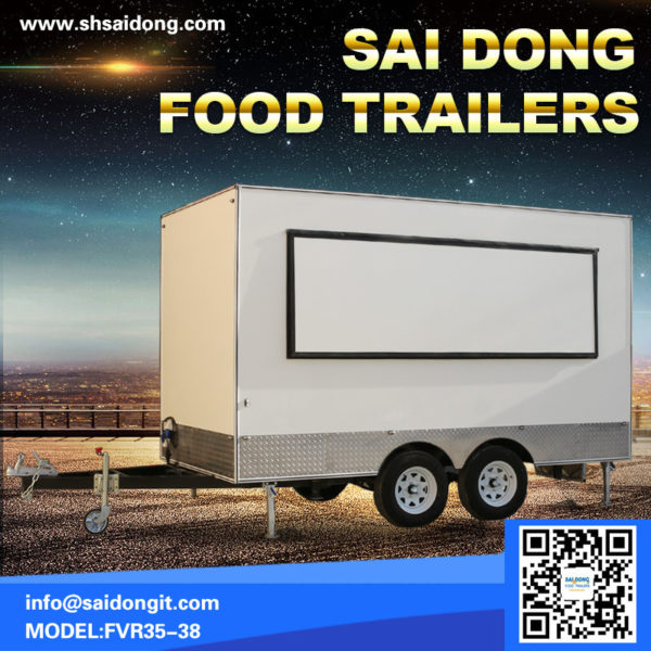 Scenic trailer, scenic food truck, mobile breakfast car, mobile coffee cart