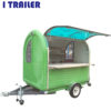 Multi-functional casual outdoor barbecue car Breakfast fast food car electric snack car can be licensed